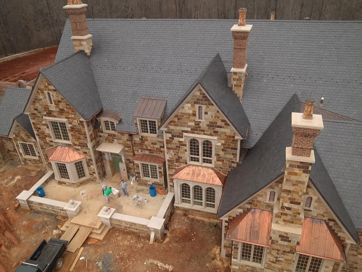 Craftsman Roofing Slate Roof Repair project in Oak Hills